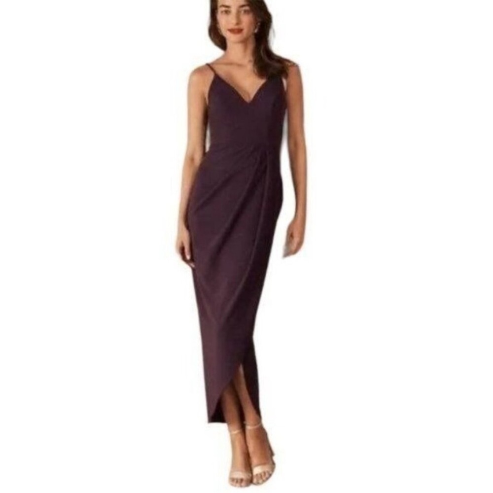 BHLDN Plum Maxi Dress